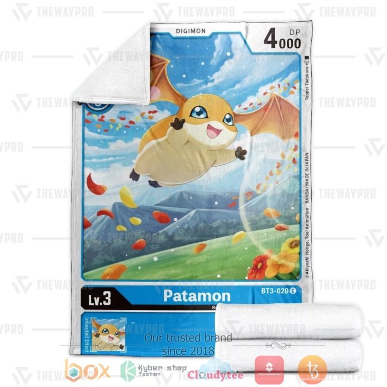 Anime-Digimon-Patamon-Custom-Soft-Blanket-2