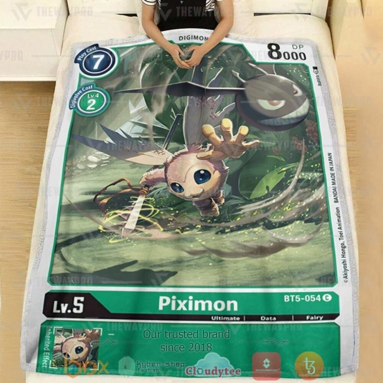 Anime-Digimon-Piximon-Custom-Soft-Blanket-1-1