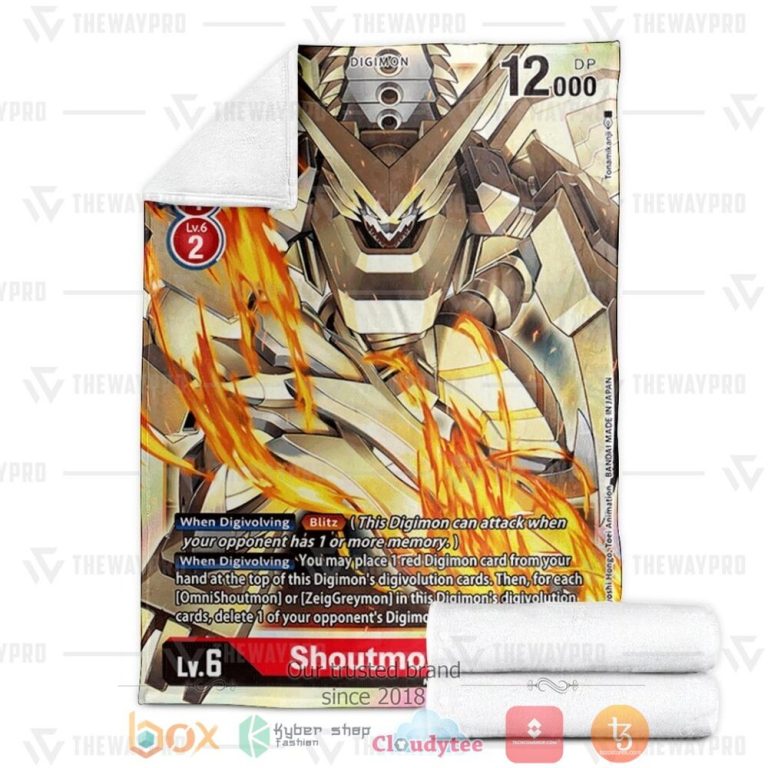 Anime-Digimon-Shoutmon-Dx-Custom-Soft-Blanket-2