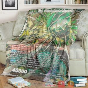 Anime Dragon Ball Broly Ultimate Agent Of Destruction Custom Soft Blanket 3