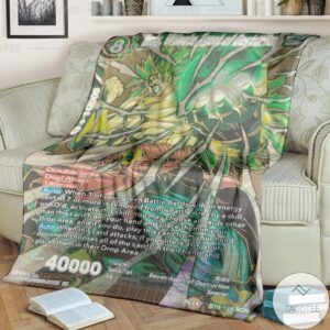 Anime Dragon Ball Broly Ultimate Agent Of Destruction Custom Soft Blanket