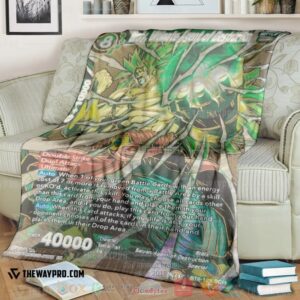Anime Dragon Ball Broly Ultimate Agent Of Destruction Soft Blanket