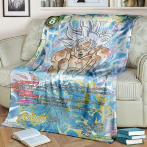 Anime Dragon Ball Son Goku The Awakened Power Soft Blanket