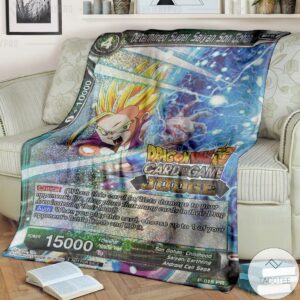 Anime Dragon Ball The Determined Super Saiyan Son Gohan Soft Blanket