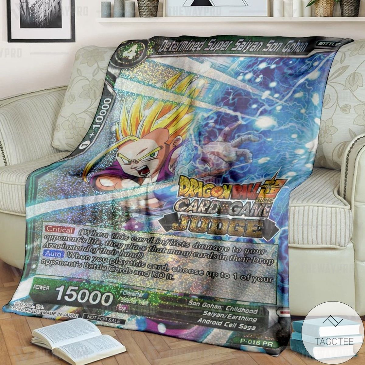 Anime Dragon Ball The Determined Super Saiyan Son Gohan Soft Blanket Anime Dragon Ball The Determined Super Saiyan Son Gohan Soft Blanket