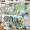 Anime Dragon Ball Ultimate Force Ssb Vegito Custom Soft Blanket 2