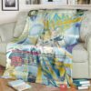 Anime Dragon Ball Ultimate Force Ssb Vegito Custom Soft Blanket 3
