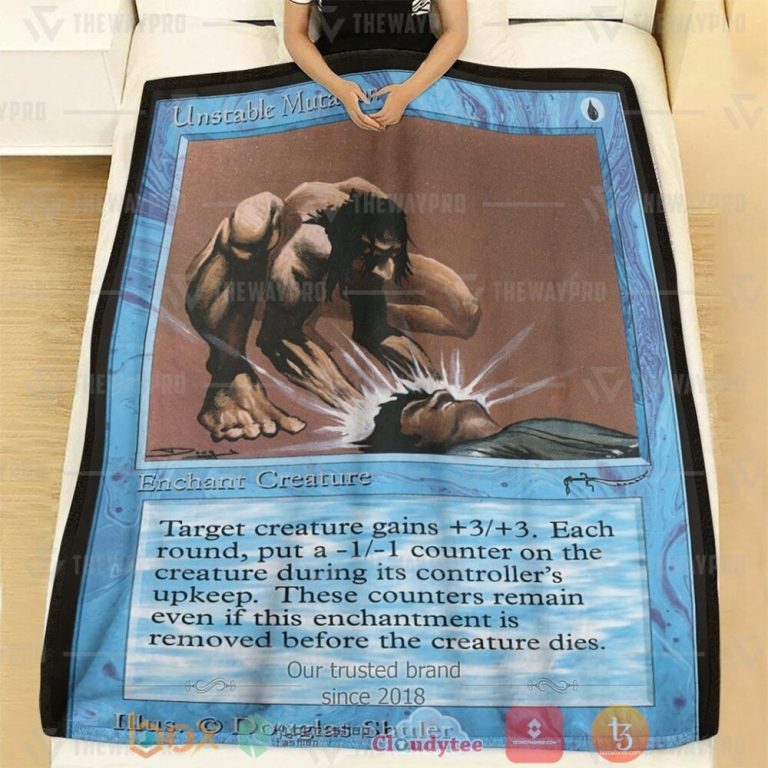 Anime-Mtg-Unstable-Mutation-Custom-Soft-Blanket-1-1