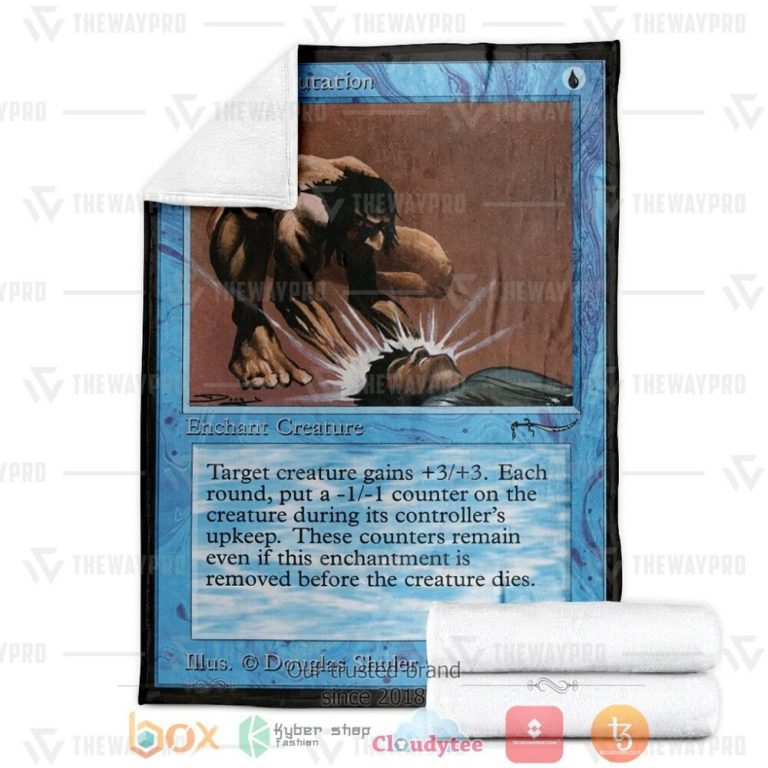 Anime-Mtg-Unstable-Mutation-Custom-Soft-Blanket-2