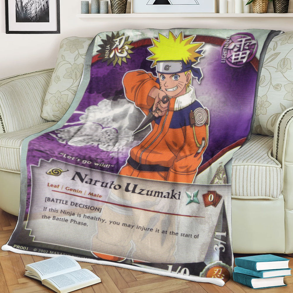 Anime Naruto 1 Sherpa Blanket Anime Naruto 1 Sherpa Blanket