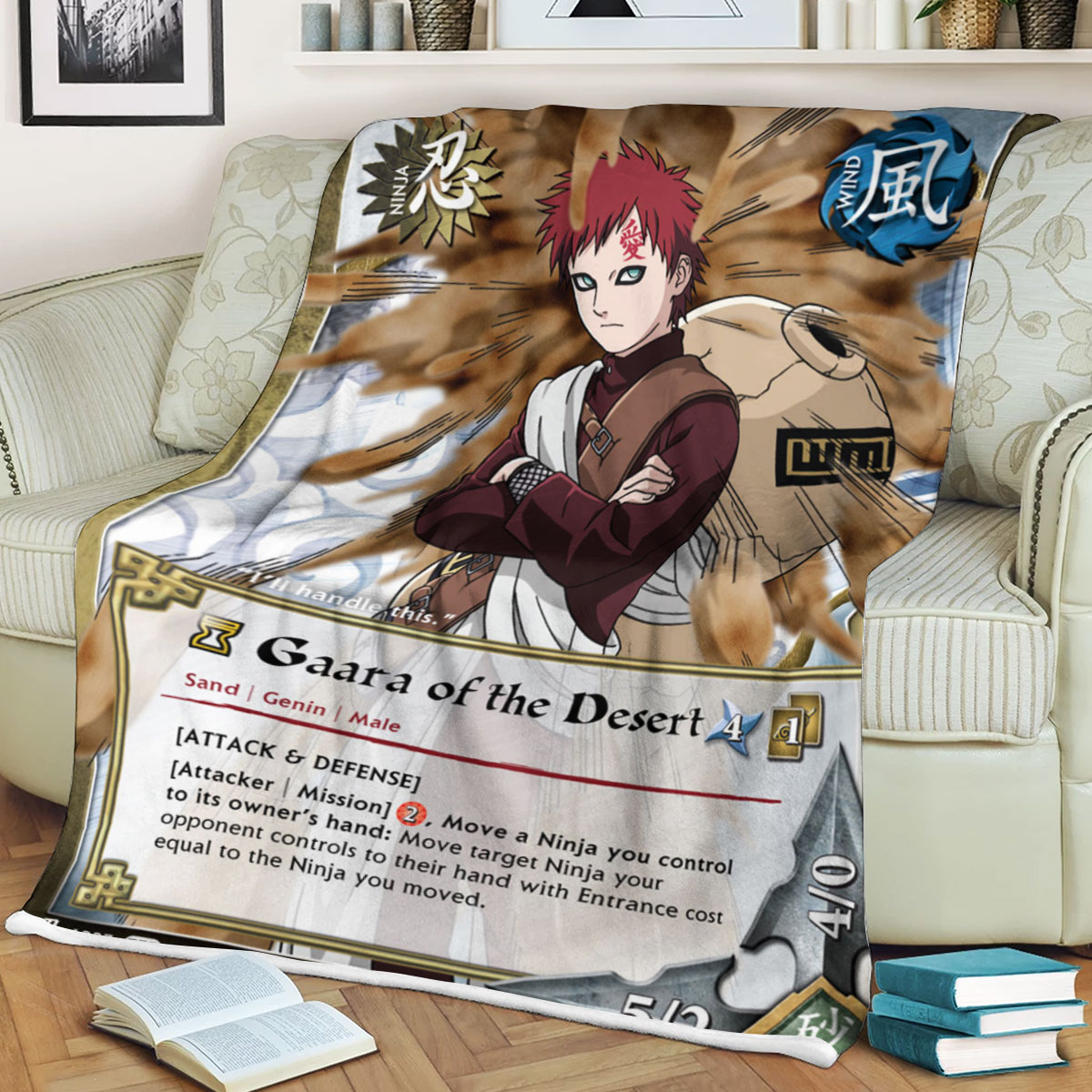 Anime Naruto Gaara Blanket Anime Naruto Gaara Blanket