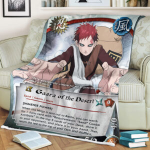 Anime Naruto Gaara Sherpa Blanket