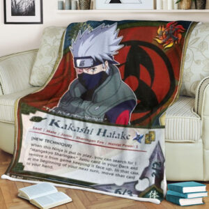 Anime Naruto Kakashi Sherpa Blanket