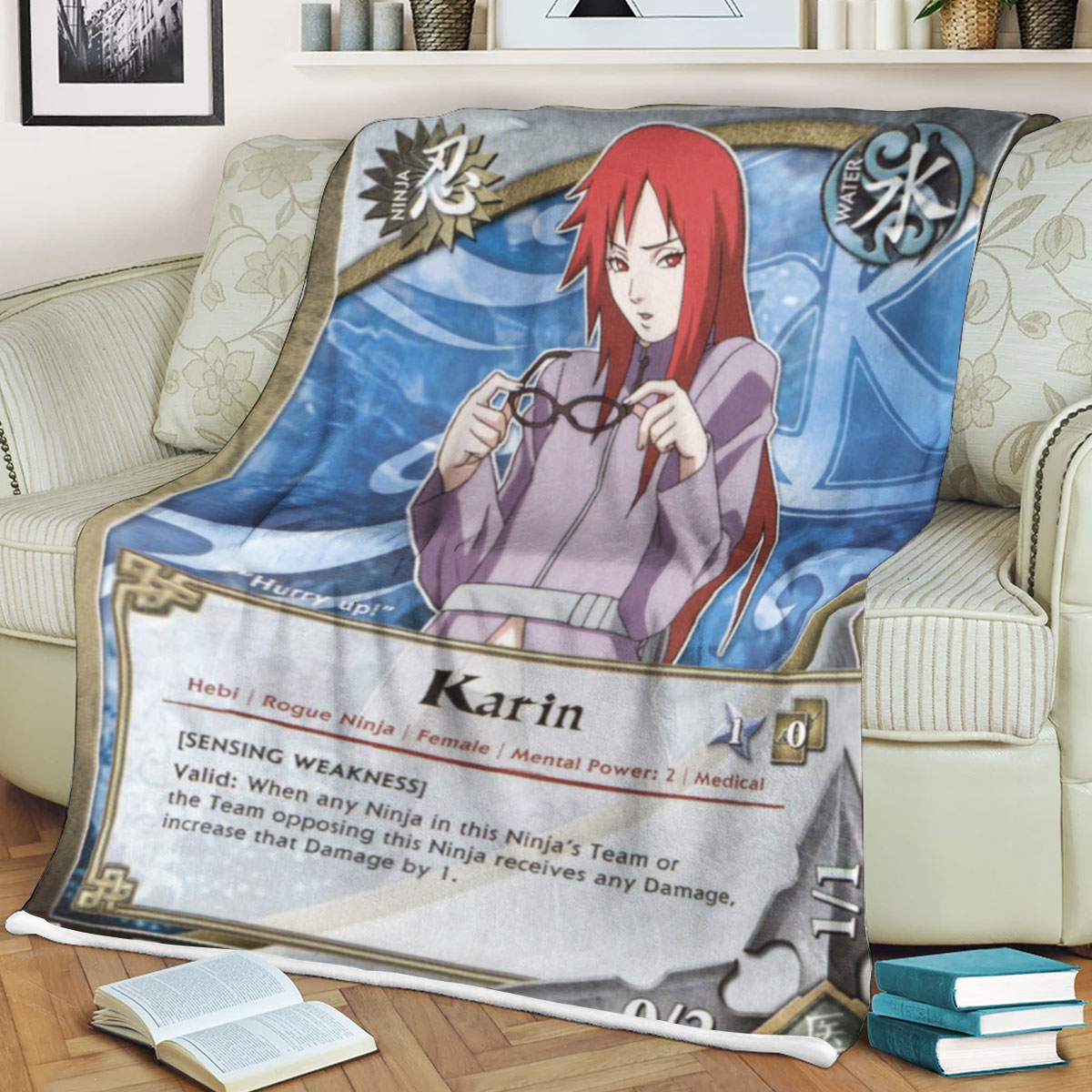 Anime Naruto Karin Blanket Anime Naruto Karin Blanket