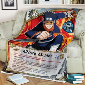 Anime Naruto Obito Sherpa Blanket
