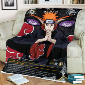Anime Naruto Pain Sherpa Blanket