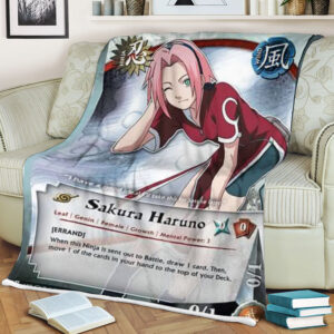 Anime Naruto Sakura Sherpa Blanket