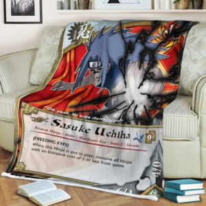 Anime Naruto Sasuke Sherpa Blanket 4
