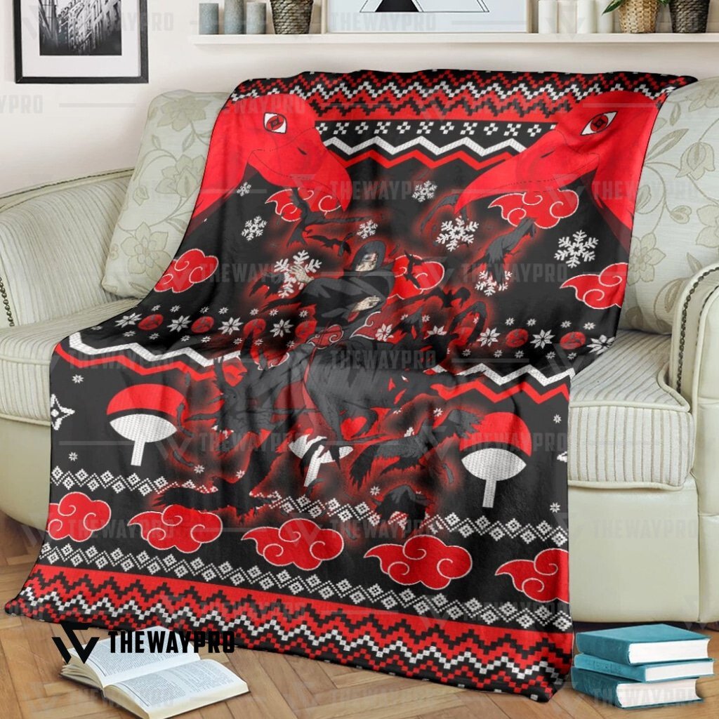 Anime Naruto Shippuden Itachi Summoning Crow Blanket Anime Naruto Shippuden Itachi Summoning Crow Blanket