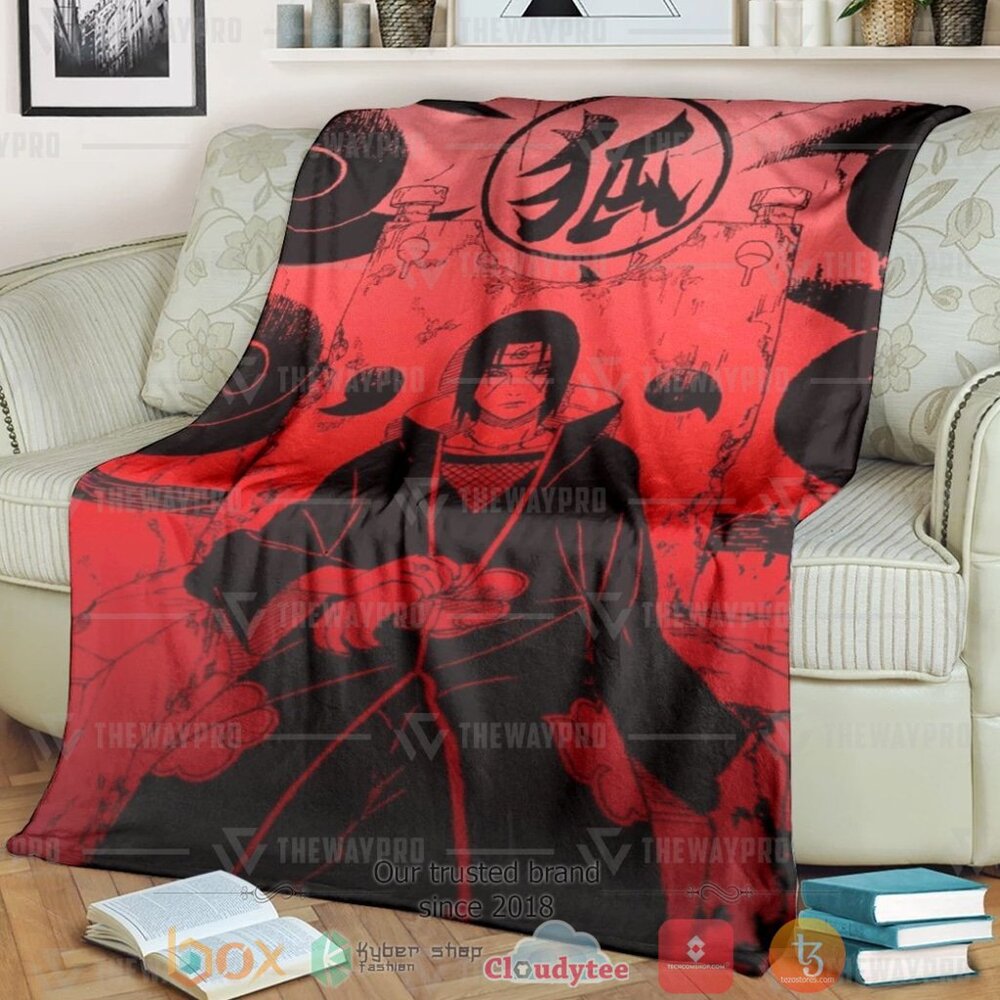 Anime Naruto Shippuden Itachi Uchiha Soft Blanket Anime Naruto Shippuden Itachi Uchiha Soft Blanket
