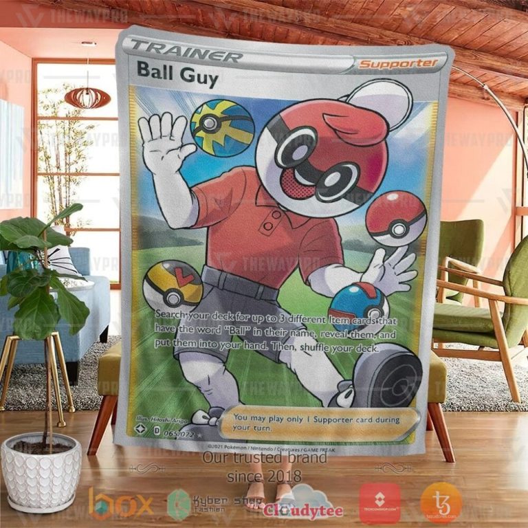 Anime-Pkm-Ball-Guy-Shining-Fates-Trainer-Custom-Soft-Blanket-3