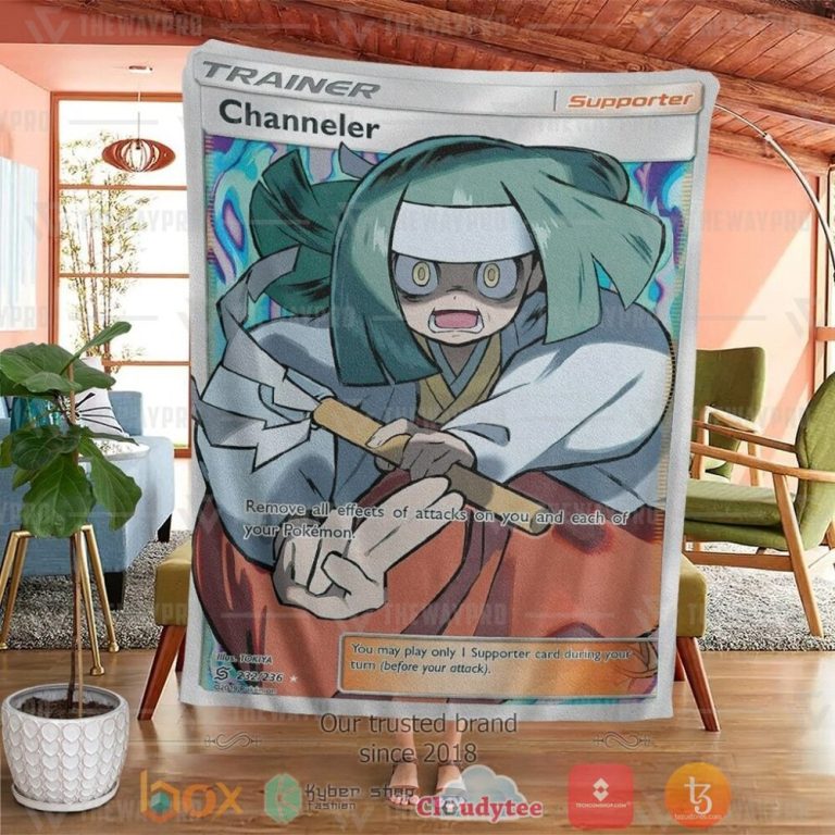 Anime-Pkm-Channeler-Trainer-Custom-Soft-Blanket-3