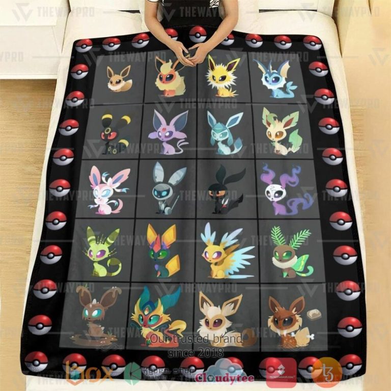 Anime-Pkm-Eevee-Evolution-Form-Custom-Soft-Blanket-1