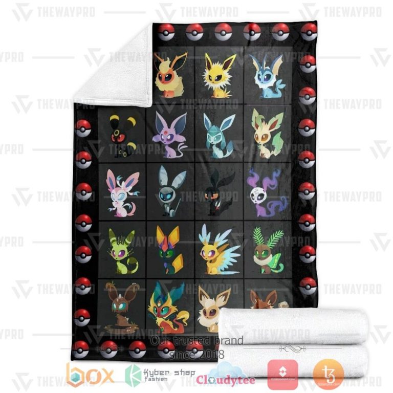 Anime-Pkm-Eevee-Evolution-Form-Custom-Soft-Blanket-2