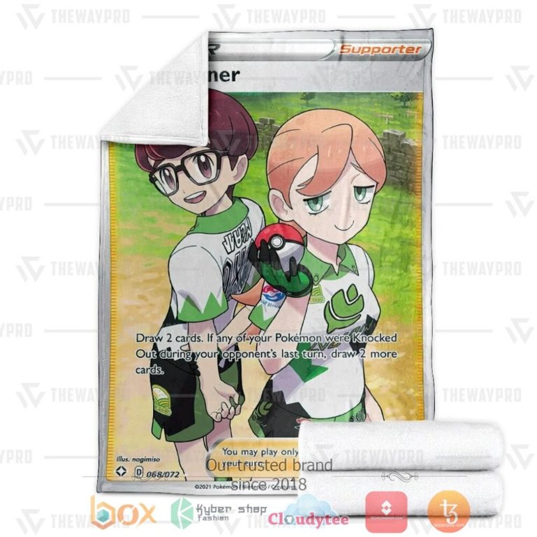 Anime-Pkm-Gym-Trainer-Custom-Soft-Blanket-2