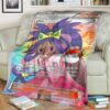 Anime Pkm Iris Trainer Custom Soft Blanket