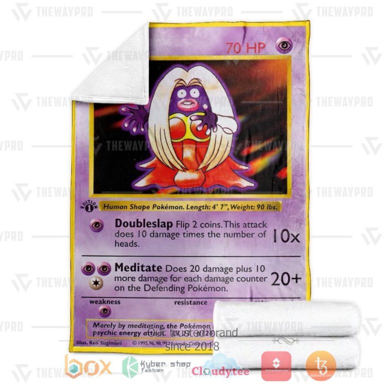 Anime-Pkm-Jynx-Base-Set-Custom-Soft-Blanket-3