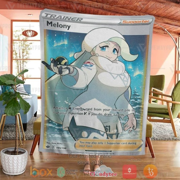 Anime-Pkm-Melony-Trainer-Custom-Soft-Blanket-3