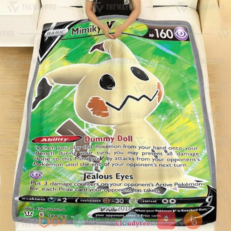 Anime-Pkm-Mimikyu-Custom-Soft-Blanket-2