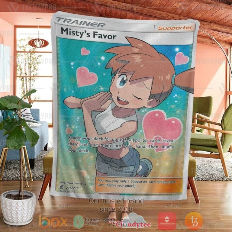 Anime-Pkm-MistyS-Favor-Trainer-Custom-Soft-Blanket-3
