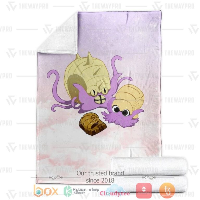 Anime-Pkm-Omanyte-Custom-Soft-Blanket-2