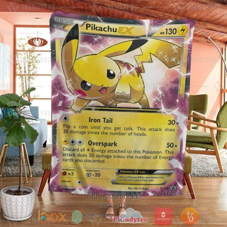 Anime-Pkm-Pikachu-Ex-Xy-Promos-Cute-Custom-Soft-Blanket-3