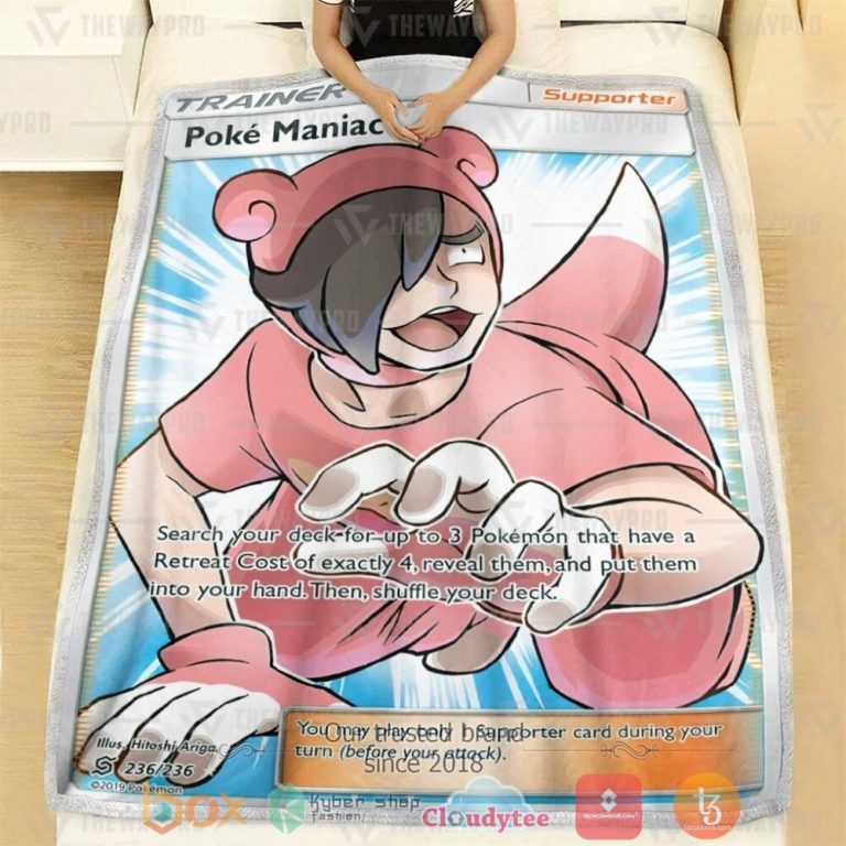 Anime-Pkm-Poke-Maniac-Trainer-Custom-Soft-Blanket-1