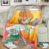 Anime Pkm Professor Juniper Trainer Custom Soft Blanket