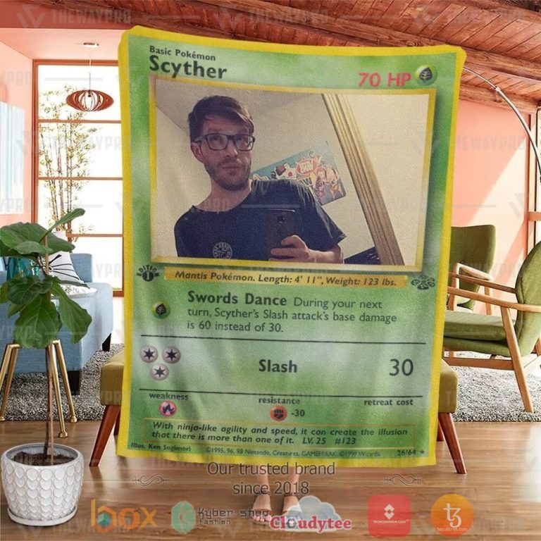 Anime-Pkm-Scyther-Daniel-Simon-Custom-Soft-Blanket-3