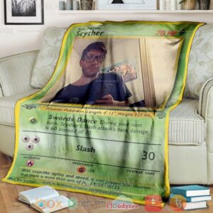 Anime Pkm Scyther Daniel Simon Custom Soft Blanket