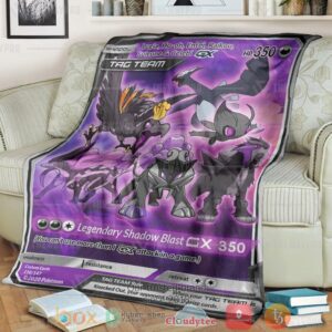 Anime Pkm Shadow Legend Tag Team Gx Custom Soft Blanket