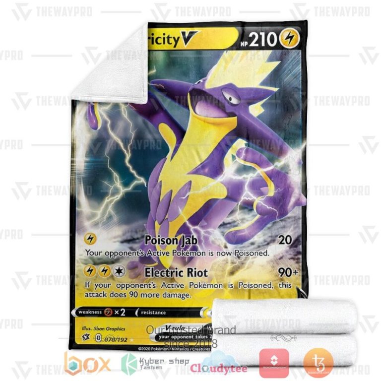 Anime-Pkm-Toxtricity-Custom-Soft-Blanket-3