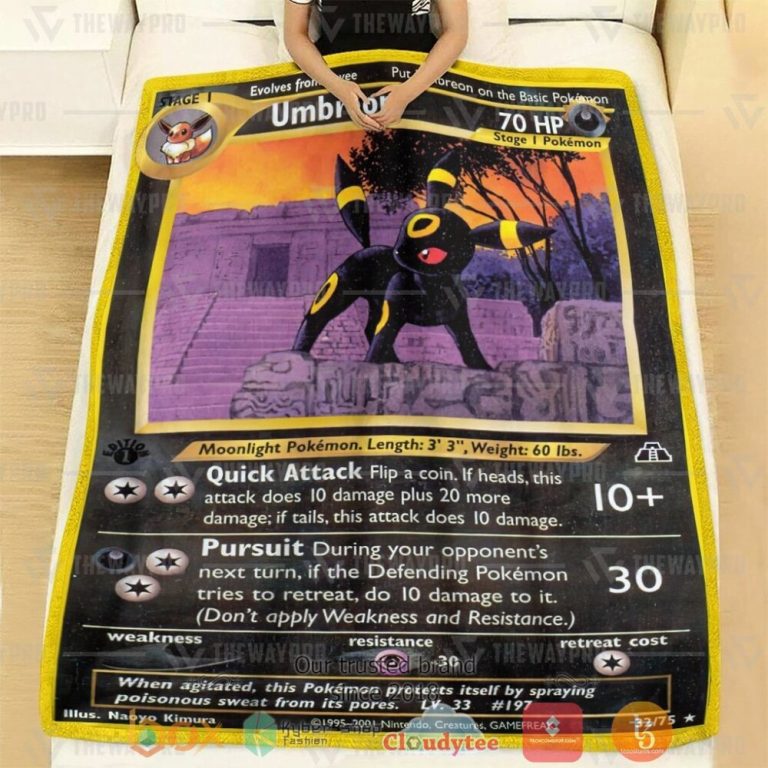 Anime-Pkm-Umbreon-Neo-Discovery-Custom-Soft-Blanket-2