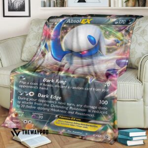Anime Pokemon Absol Ex Xy Promos Quilt Blanket