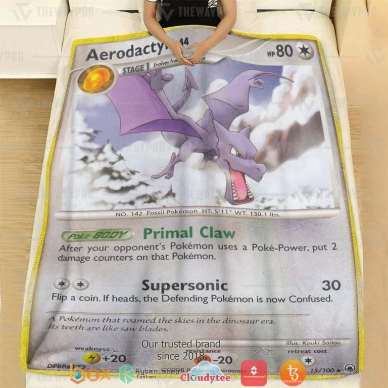 Anime-Pokemon-Aerodactyl-Soft-Blanket-1