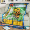 Anime Pokemon Agumon Full Printing Blanket
