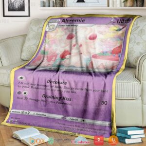 Anime Pokemon Alcremie Rebel Clash Soft Blanket