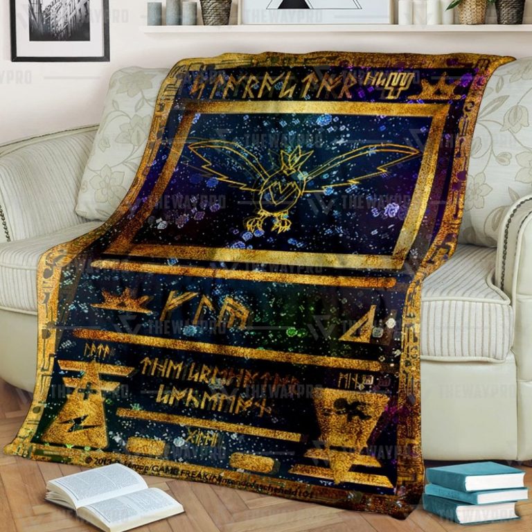 Anime-Pokemon-Ancient-Staraptor-Custom-Blanket-And-Quilt-1