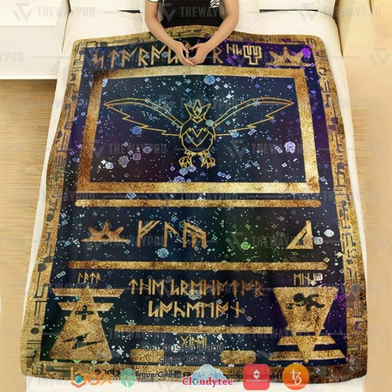 Anime-Pokemon-Ancient-Staraptor-Soft-Blanket-1