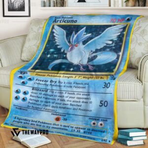 Anime Pokemon Articuno Blanket